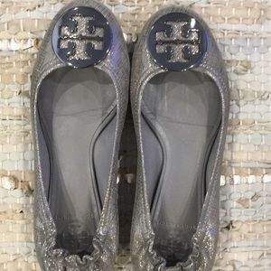 Tory Burch Metallic Flats!